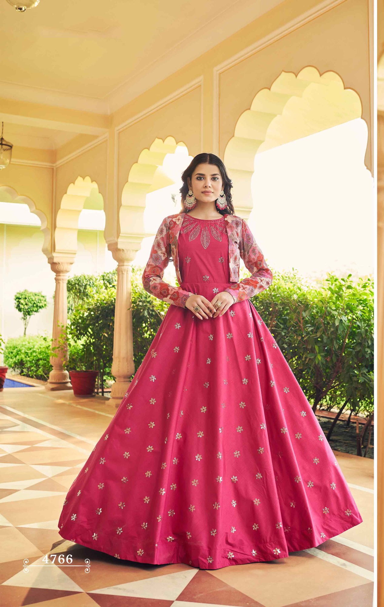 Woman in a festive lehenga